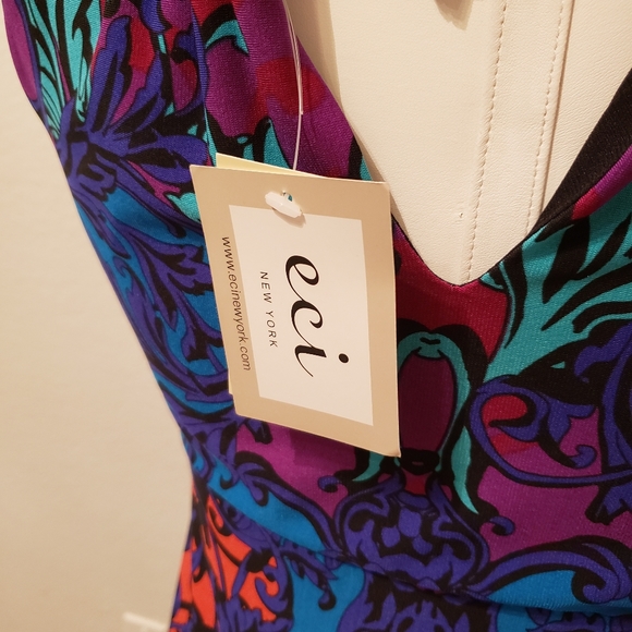 NWT eci New York Stretch Dress Sz 8 - Picture 8 of 9